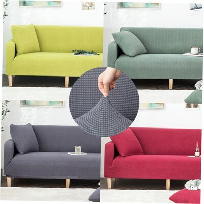 Stretch Slipcovers Sectional Elastic Sofa Cover 弹力沙发套