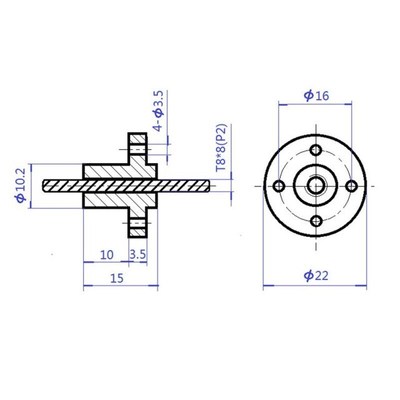 Sliding Rail Set 15pcs 400mm Optical Axis Guide Bearing Hous