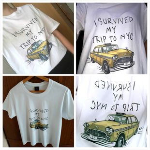 Tom Holland Same Style Tees I Survived My Trip To NYC Print