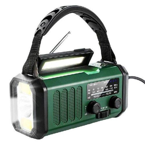 FFYY-Emergency Weather Radio Hand-Cranked Solar Radio