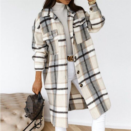 2022 Single Breasted nch Coat Fashion Long Autumn Winter