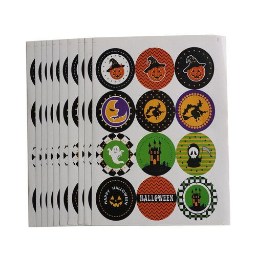 Halloween Stickers Funny Halloween Seal Stickers Decorative