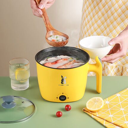 电热煮锅 电煮锅 小电锅 宿舍锅电火锅多功能学生锅小煮锅润佰森