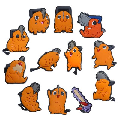 Cartoon Chainsaw People Shoe Charms Accessories Children Sho
