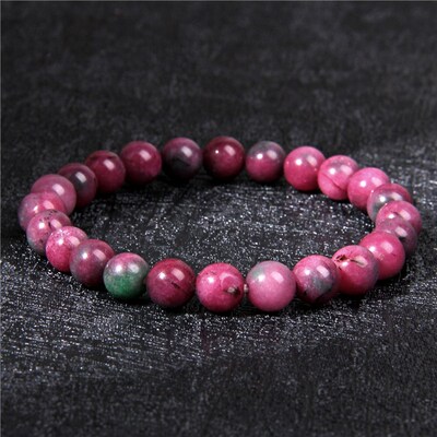 Pink Bracelet Natural Stone Bracelets Women Quartzs Agat