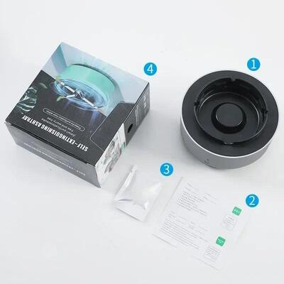 Smoke Removal Air Purification Ashtray Anion Purification Pr