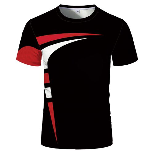 3D Digital Summer Hot Sale Fashion Short Sleeve Slim Comfort