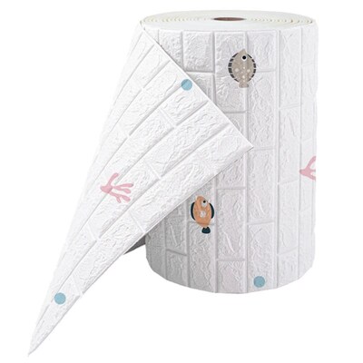 3D Wall Sticker Imitation Brick aterproof Wallpaper Room