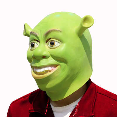 Halloween Latex Shrek Mask Makeup Ball Film and Television