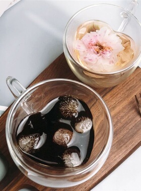 double wall glass coffee tea cups mugs drinking glasses mug