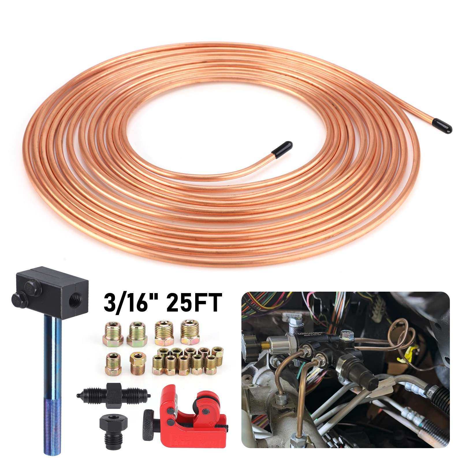 3/16制动管扩口工具带3/16-7.5米刹车管蚊香盘套件及割管器,3C数码配件,其它配件,淘宝优惠券,粉丝福利购,淘宝优惠卷