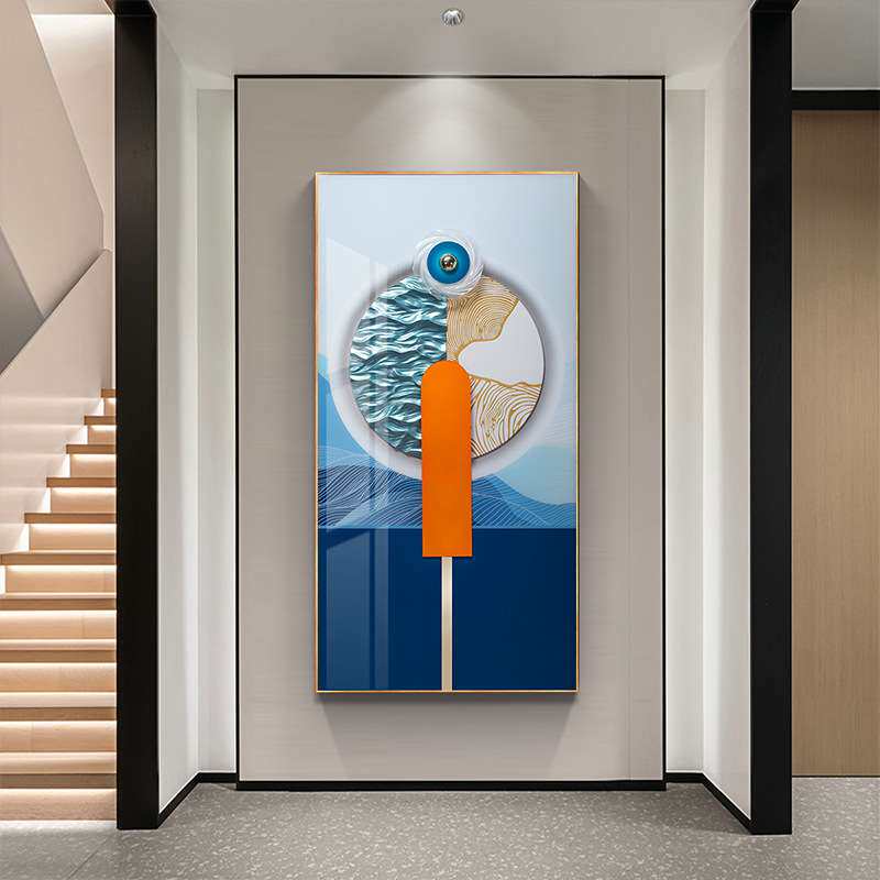 福雕家饰新中式立体浮雕新款装饰画客厅背景玄关餐厅走廊墙面挂件