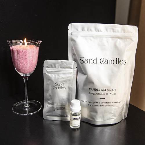 厂家直销环保沙蜡颗粒蜡烛家用香氛蜡烛小众高级diy创意香薰蜡烛