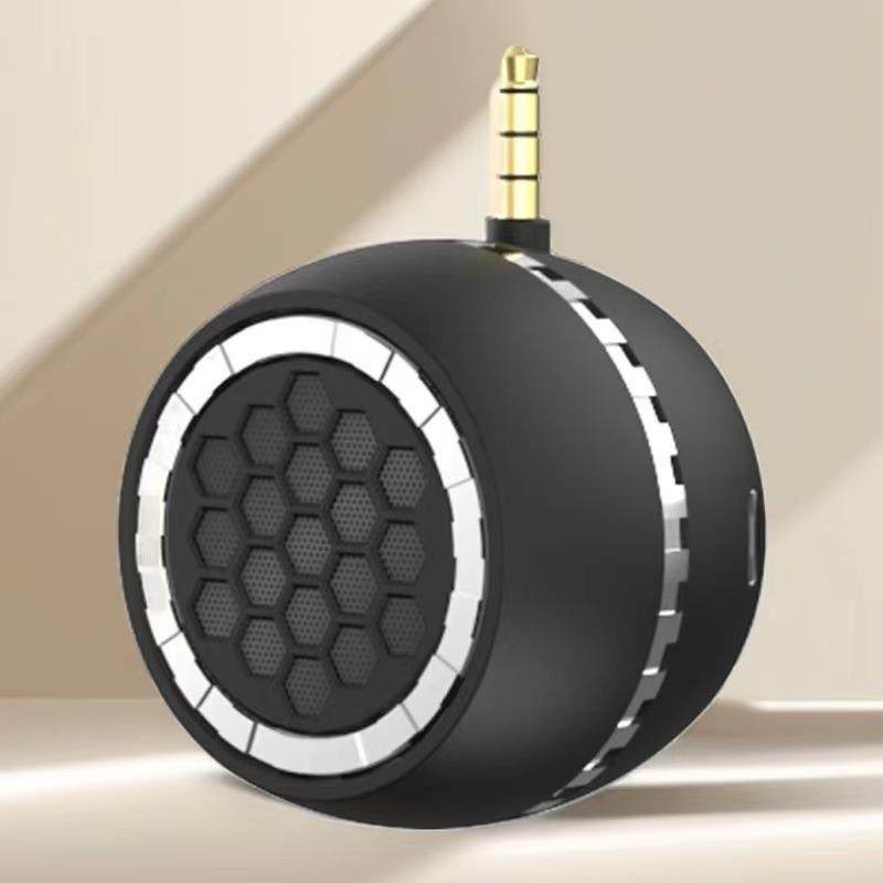直插式手机扩音器迷你小音箱喇叭电脑外接音响扬声器带TPC转换线