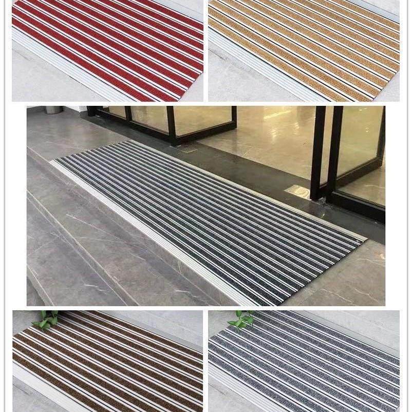 平铺式铝合金防尘地垫收卷式免安装除尘地毯耐磨防滑,居家布艺,入户地垫,淘宝优惠券,粉丝福利购,淘宝优惠卷