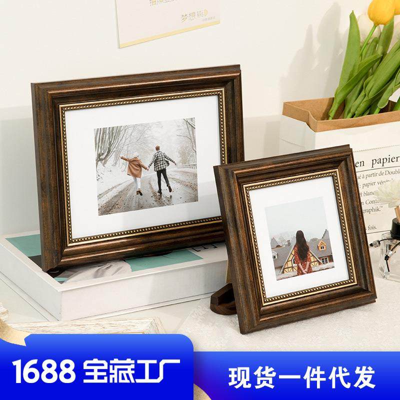 美式复古创意相框摆台6寸7寸8寸10寸12寸框架挂墙洗照片做成相框,家居饰品,DIY亲子装饰画,淘宝优惠券,粉丝福利购,淘宝优惠卷