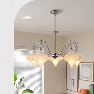 法式穆诺客18025厅拉吊卧灯主复古灯奶油风创意星星室入户过道玻