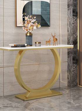 大理71181石装玄玄关桌靠墙简置物架条案饰玄关台入户关柜现代约