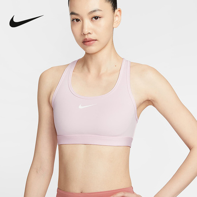 耐克NIKE2026夏季衬垫郑钦文同款女子速干训练运动内衣DX6822-663