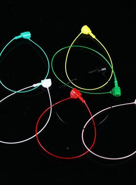 彩色字吊牌线子母扣圆胶针牌胶UYP绳挂绳尖头头D头手穿针挂牌胶针