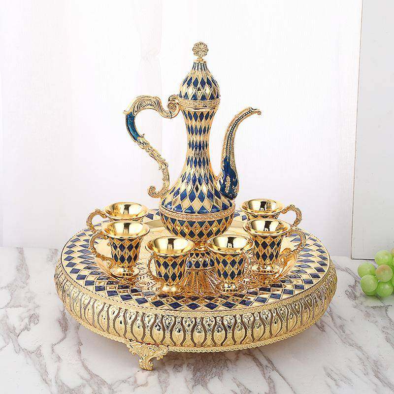 厂家直销新款大号鸭嘴酒具分酒器 家用饮酒器酒具套装金银器