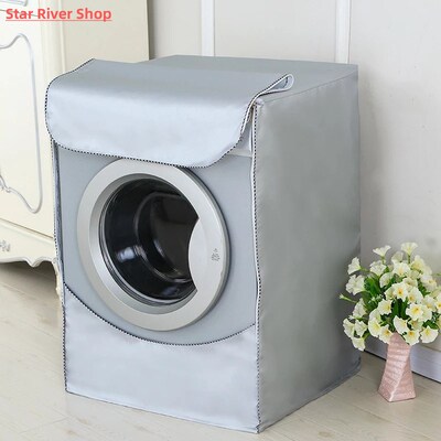 Laundry Dryer Cover Washing Machine Cover Polyester Fibre Wa