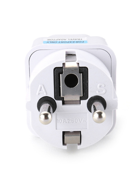 1pcs Universal EU Plug Adapter AU UK US To EU Euro AC Travel