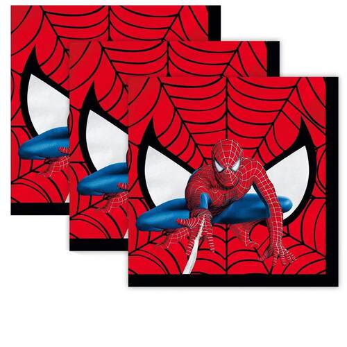 Spiderman Birthday Party Decorations Plates,Napkins,Paper Cu