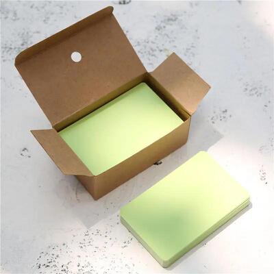 100pcs Blank Kraft paper Business Cards Word Card Message