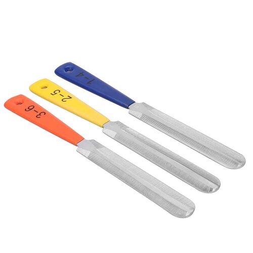 3pcs/set Fret End Smoothing File Luthier Repair Tools Diamon