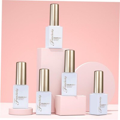 Milky White Rubber Base Gel Polish Nude light Therapy Nail