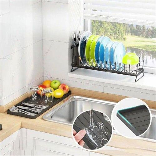 Ventilated Kitchen Shelf Adjustable Small Dish Drying Rack