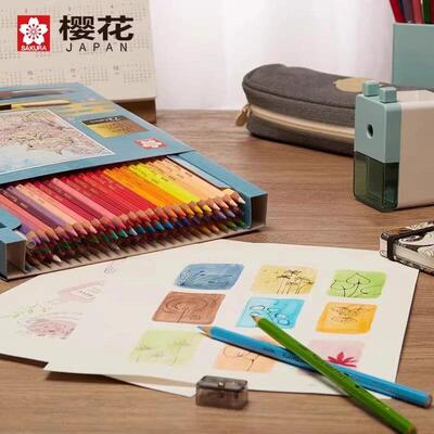 SAKURA Artist Colored Pencil Set Oil-based & Water-soluble 4