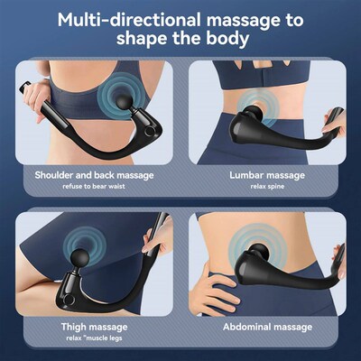 Massage Gun with Extended Handle Revolutionary U-Shaped Back