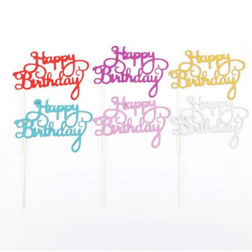 Baking Cake Decor Happy Birthday Cake Insert Plates