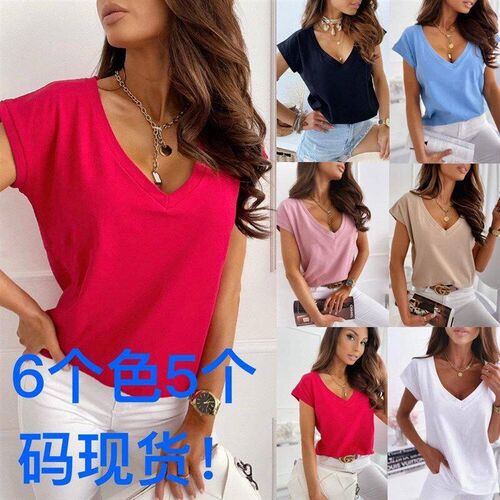 Short sleeved shirt and top for womens clothing