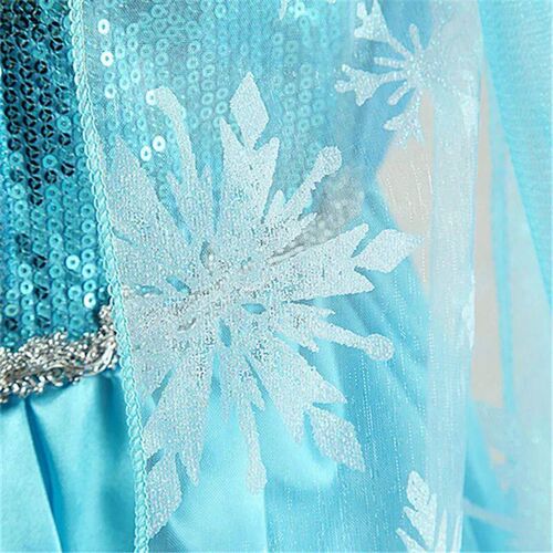 Elsa Princess Costume for Girls 2024 Halloween Carnival Part