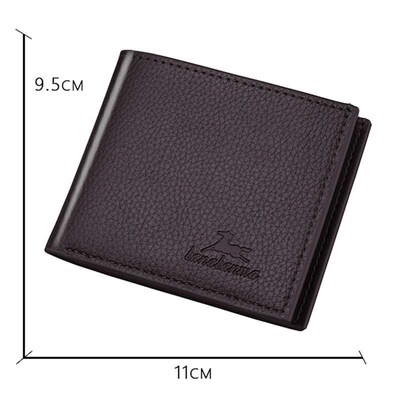 Mens Wallet Short Large Capacity Business Youth Multi-funct