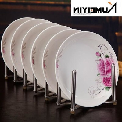 -jingdezhen 6 plates dish plate household round ceramic dish