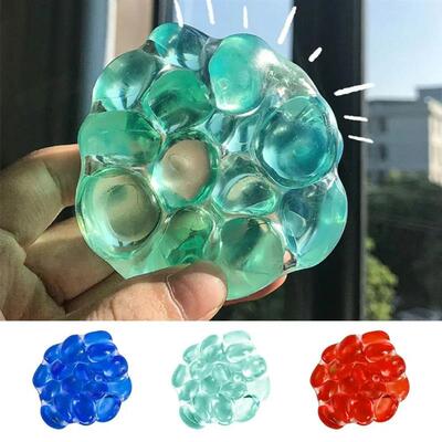 Creative Sticky Colorful Bead Squeezing Toy Sss Relief TPR H