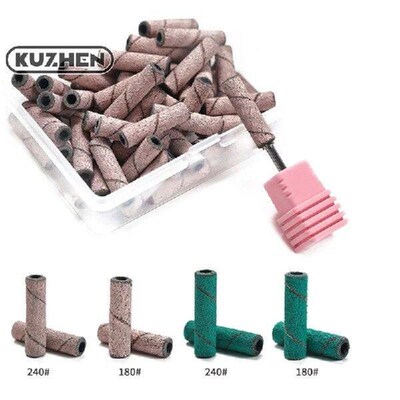 Sanding Cap Bands Electric Manicure Machine Nail Drill Bits