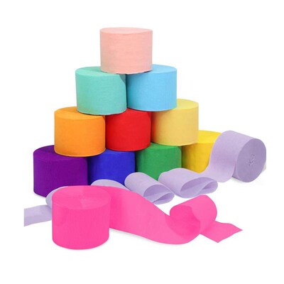82Feet Crepe Paper Party Streamers Party Decoration Birthday