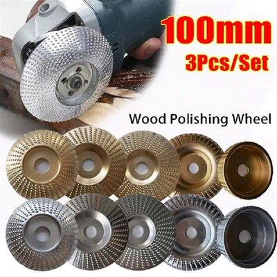 1/3Pcs Shaping Carving Sanding Wood Grinding Wheel Carbon