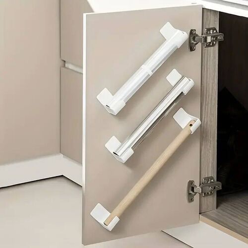 4-pack Punch-free Storage Rack Kitchen Plastic Wrap Garbage
