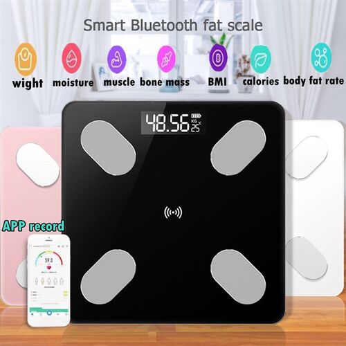 Weight Scale Body Fat Floor Scale Smart Wireless Digital Bat
