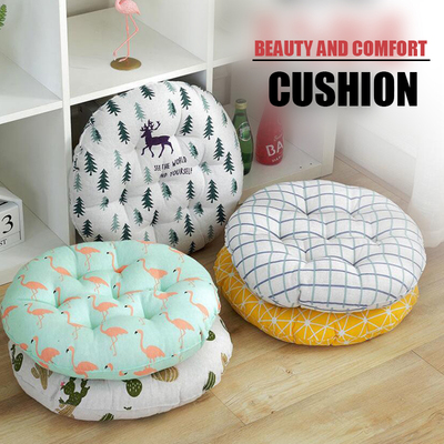 Round Cushion 28/35/43/48cm Office Chair Cushion Tatami Medi