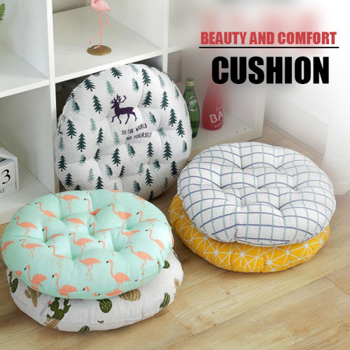 Round Cushion 28/35/43/48cm Office Chair Cushion Tatami Medi