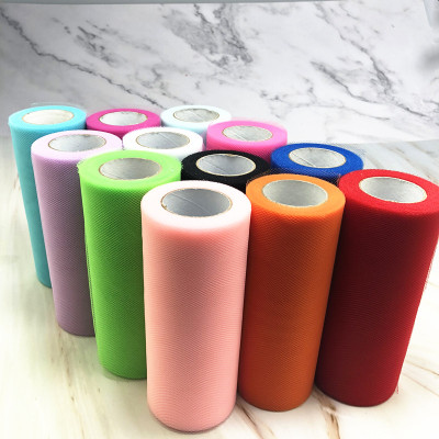 15cm  25 Yards Tulle Roll Fabric Spool Tutu Wedding Decorati