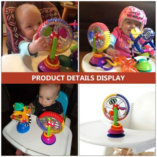 Baby Rotating Ferris Wheel Rattle with Suction Cup Early Dev