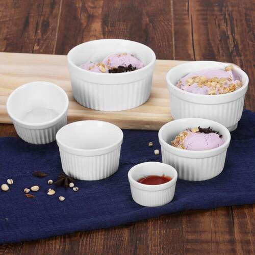 Souffle baking bowl ceramic pudding cup oven baking cup des